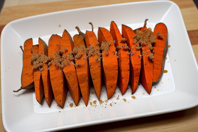 sweet potato and carrot roasted
