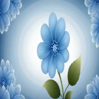 blue flower background