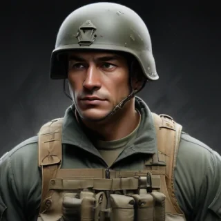 military drawing