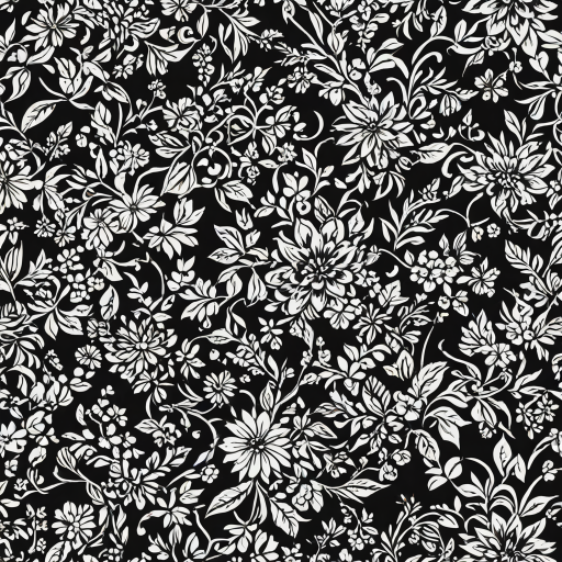 black and white patterns