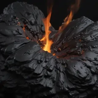 black rough