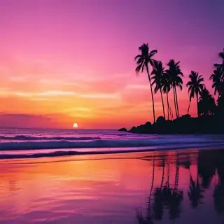 aesthetic sunset wallpaper