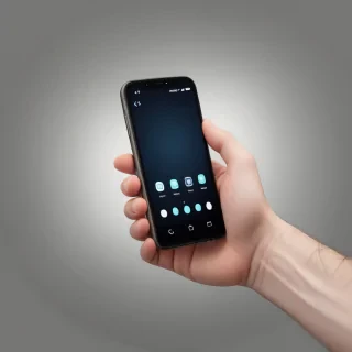 hold phone png