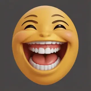 laugh emoji transparent