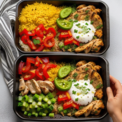 sheet pan poblano chicken fajita bowls