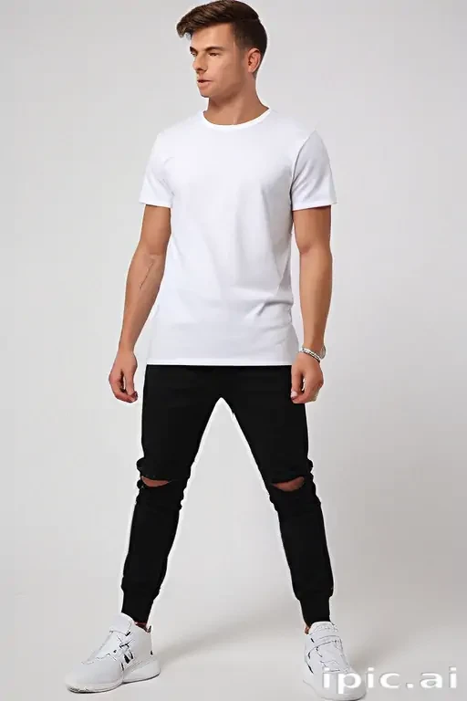 white tee png