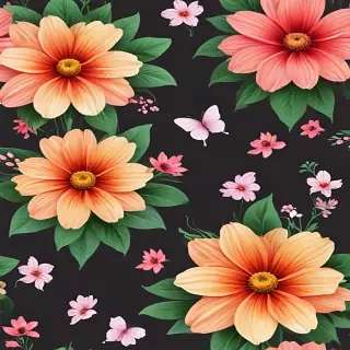 clipart flowers transparent background