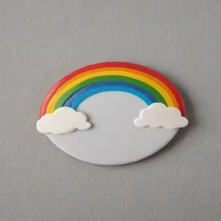 rainbow back round