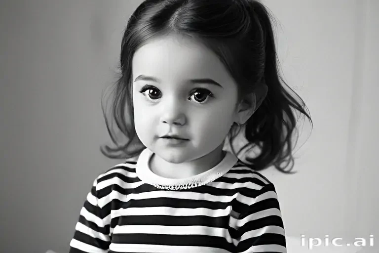 black and white cute