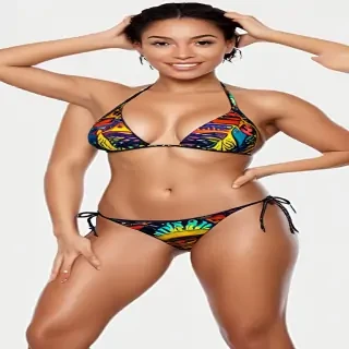 black woman in bikini png