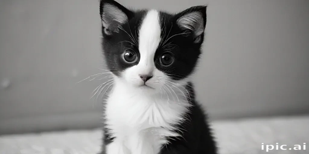 cute black and white