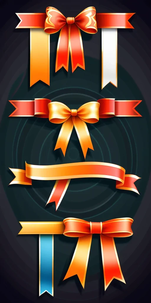 ribbon banners