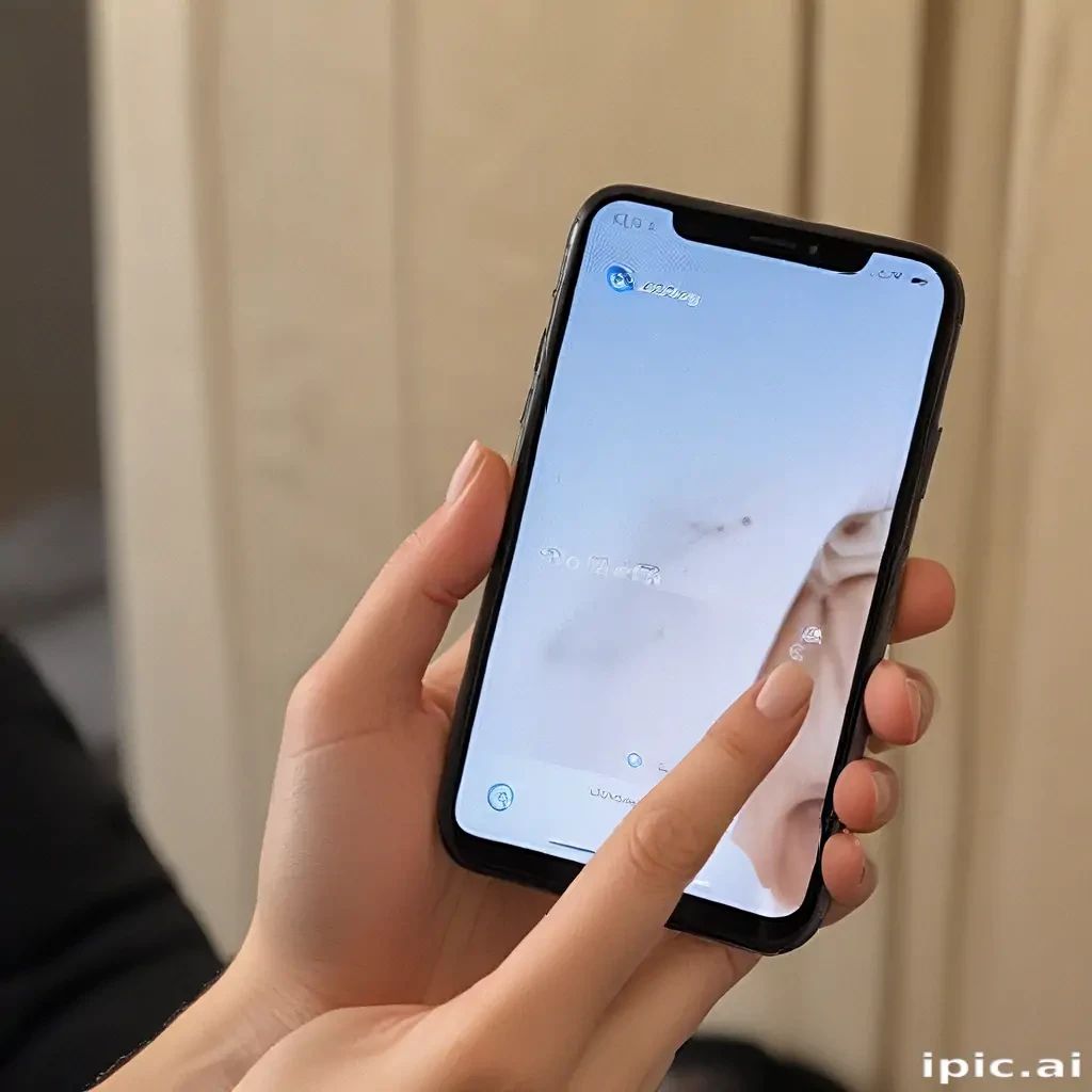 person holding phone
