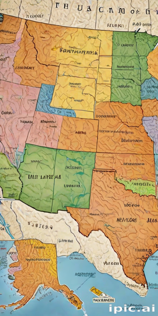 map of the usa states