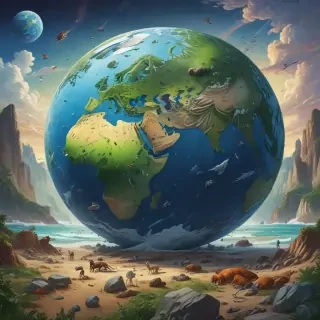 cartoon picture planet earth