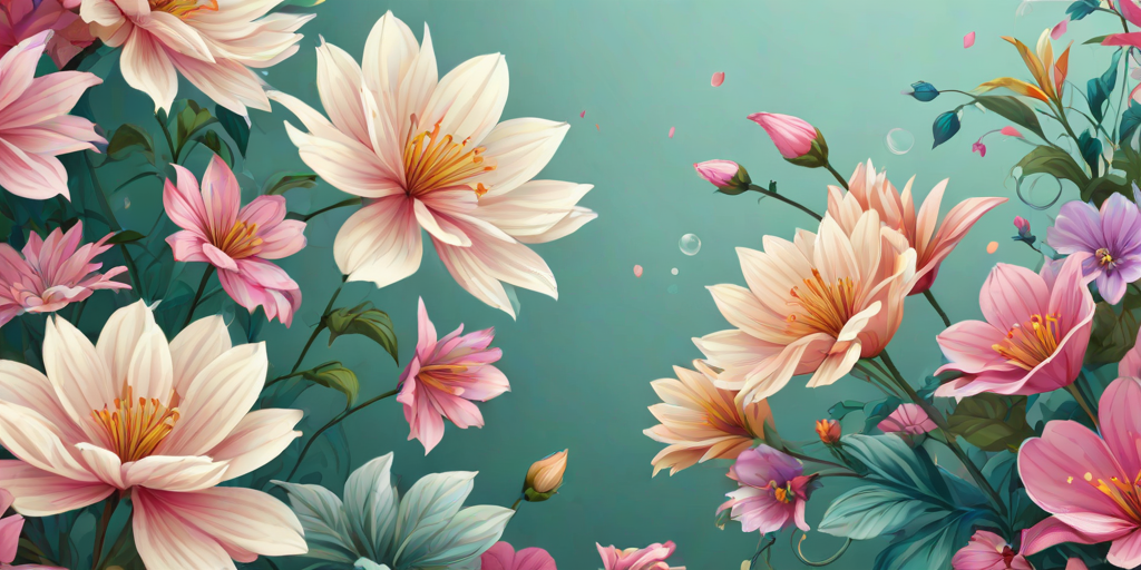 floral computer background