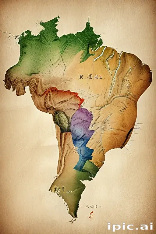 map of brazil