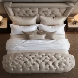 bed top view
