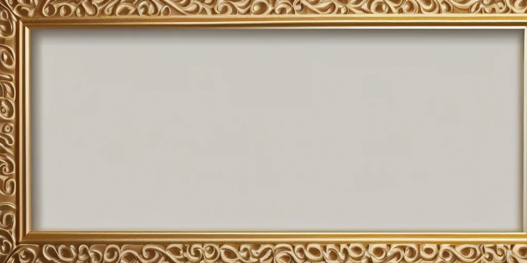 gold frame background