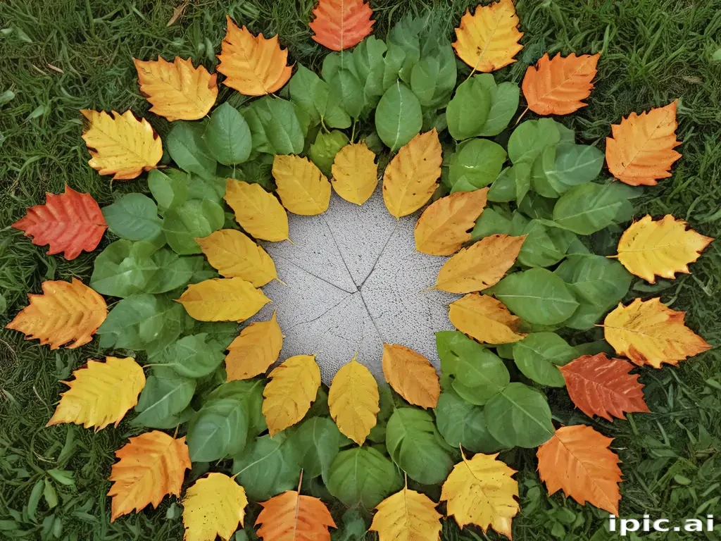 leaf circle