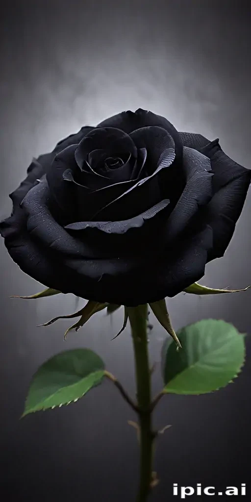 black rose picture