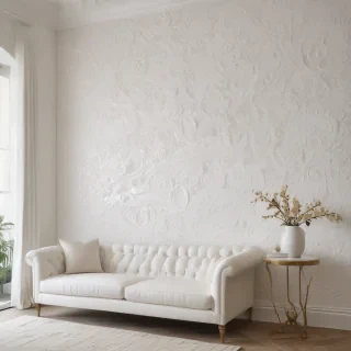 white wall paper