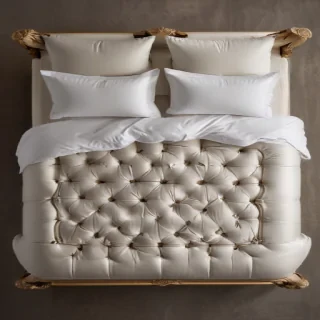 bed top view