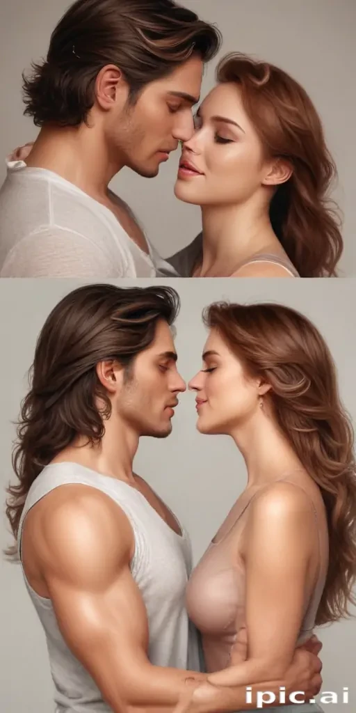 couples drawing poses