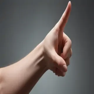 you pointing finger