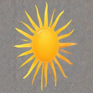 transparent background sun clipart