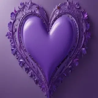 heart purple wallpaper
