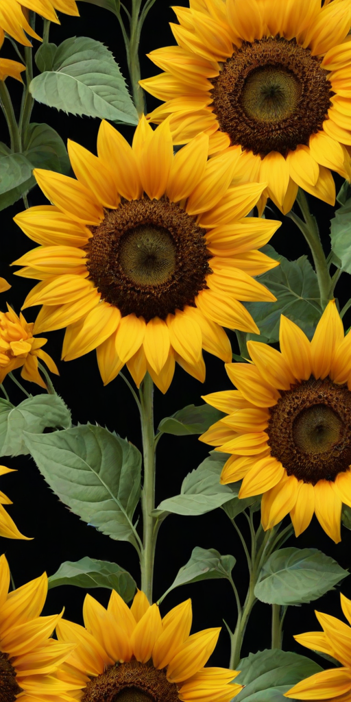 sunflower backgrounds aesthetic