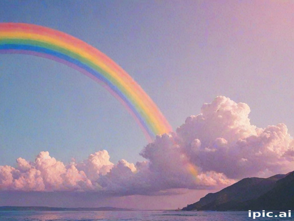 aesthetic wallpapers rainbow