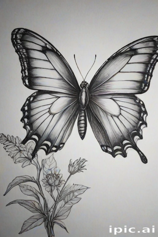 buttefly drawing