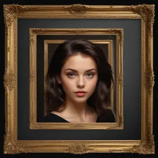 picture frame transparent