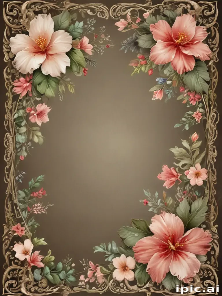 floral border png