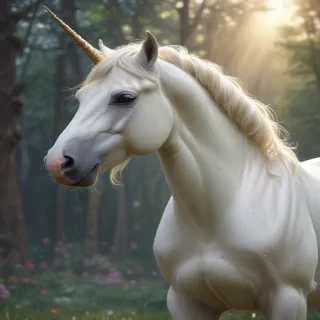 unicorn outline