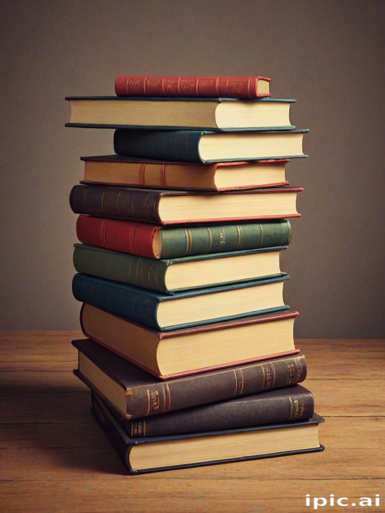 clipart stack of books