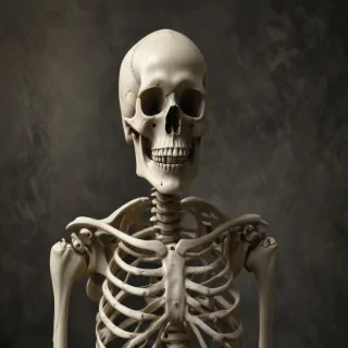 skeleton background