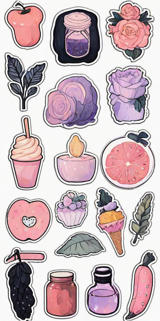 aesthetic stickers printable