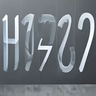 transparent numbers