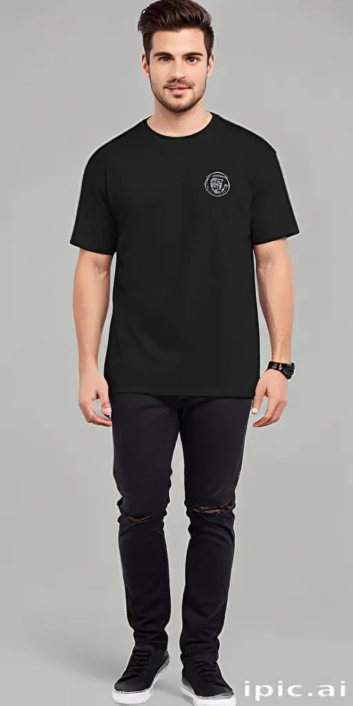 black tee png