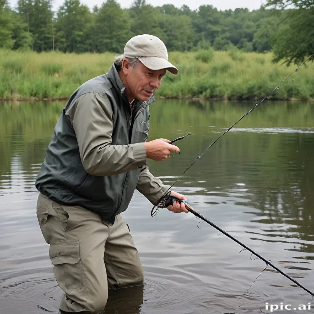 rod in fishing