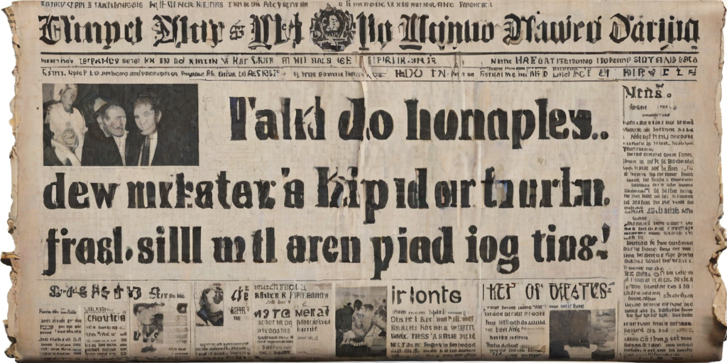ripped newspaper png