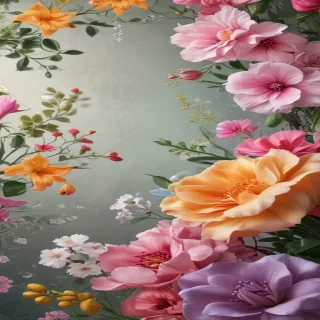 light floral background