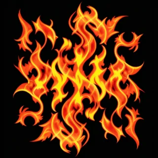 flames transparent background