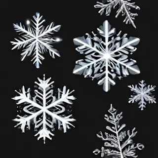 snowflakes clipart transparent background