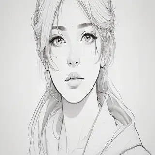 transparent line art