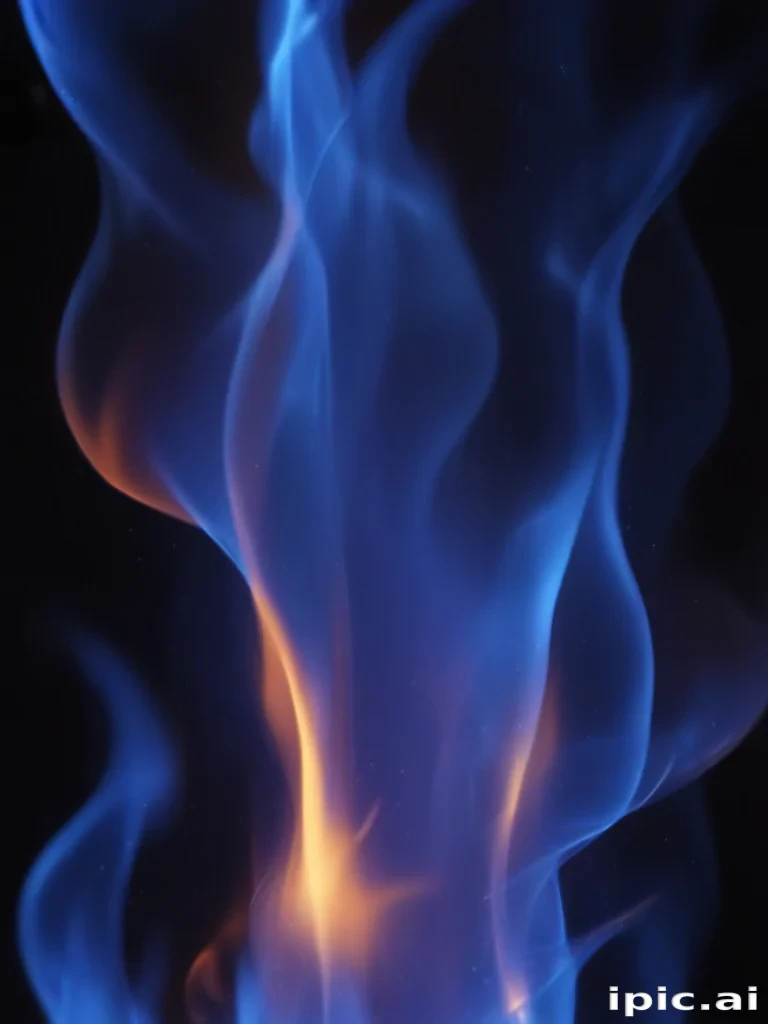 blue flame background