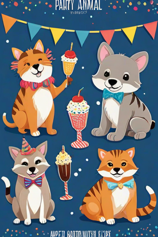 party animal clipart